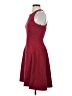 BCBGMAXAZRIA Solid Burgundy Cocktail Dress Size 4 - photo 5