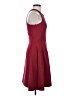 BCBGMAXAZRIA Solid Burgundy Cocktail Dress Size 4 - photo 4