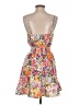 Unbranded 100% Polyester Tropical Orange Cocktail Dress Size S - photo 2