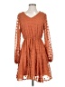 Kirundo 100% Polyester Orange Casual Dress Size S - photo 1
