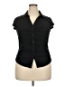 Kate Kasin Black Sleeveless Blouse Size 2X - photo 1