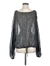 Rachel Zoe Silver Long Sleeve Blouse Size 2 - photo 1