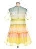 STAUD 100% Polyester Color Block Yellow Cocktail Dress Size XL - photo 2