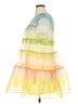 STAUD 100% Polyester Color Block Yellow Cocktail Dress Size XL - photo 5