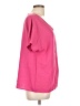 Unbranded 100% Polyester Pink Short Sleeve Top Size L - photo 4