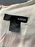 Aqua 100% Polyester Stripes Blue Casual Dress Size M - photo 7