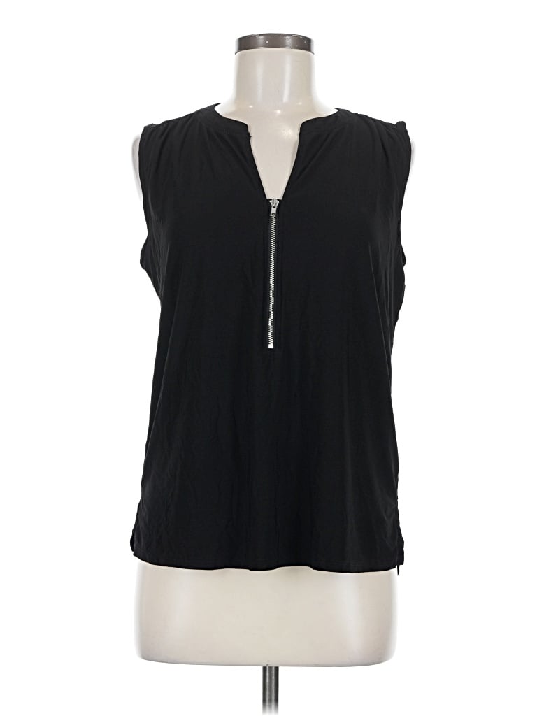 Pre-owned 89th & Madison Sleeveless Blouse In Black