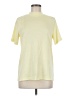 Blair Solid Yellow Short Sleeve Turtleneck Size M - photo 1
