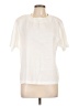 Joan Walters Ivory Short Sleeve Blouse Size L - photo 1