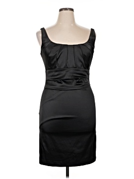 black dress for winter wedding guest Halter Fit and Flare Poplin Dress - Black