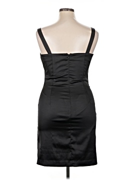 black dress for winter wedding guest Sculpting Square Neck Sheath Dress - Black