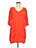 BCBGMAXAZRIA 100% Rayon Orange 3/4 Sleeve Blouse Size M - photo 1