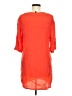 BCBGMAXAZRIA 100% Rayon Orange 3/4 Sleeve Blouse Size M - photo 2