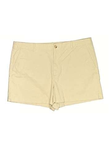 Ann Taylor LOFT Khaki Shorts (view 1)