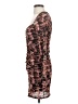 Topshop 100% Polyester Animal Print Brown Cocktail Dress Size 6 - photo 5