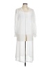 Ember 100% Polyester Polka Dots White Kimono Size L - photo 1