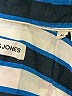 Jack & Jones Stripes Blue Short Sleeve Button-Down Shirt Size M - photo 7