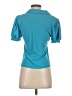 CeCe Teal Short Sleeve Blouse Size XS - photo 2