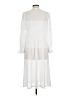 Ember 100% Polyester Polka Dots White Kimono Size L - photo 2