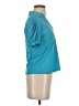 CeCe Teal Short Sleeve Blouse Size XS - photo 4