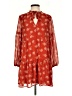 Luxology 100% Polyester Paisley Red Casual Dress Size S - photo 1