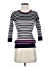 J.Crew 100% Merino Chevron-herringbone Purple Wool Sweater Size S - photo 1