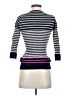 J.Crew 100% Merino Chevron-herringbone Purple Wool Sweater Size S - photo 2