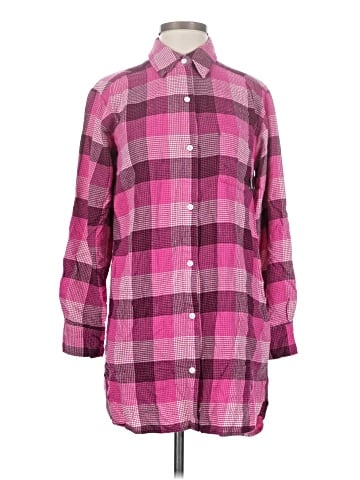 DKNY 3/4 Sleeve Button-Down Shirt (view 1)