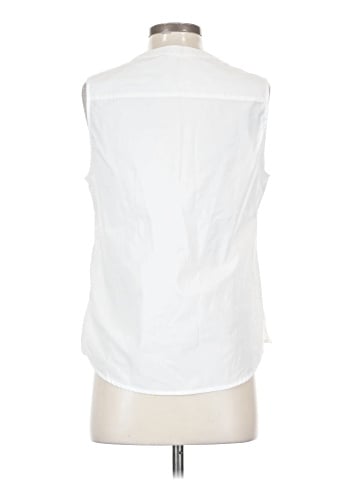 Foxcroft Sleeveless Button-Down Shirt (view 2)
