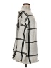 Shein 100% Acrylic Plaid Gray Turtleneck Sweater Size 8 - 10 - photo 4