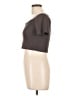 DAZY Gray Short Sleeve Top Size L - photo 5