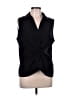 Modern Works Black Sleeveless Blouse Size L - photo 1