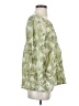 TSE 100% Cotton Green 3/4 Sleeve Blouse Size XS - photo 4