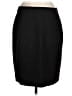 Per Se By Carlisle Solid Black Wool Skirt Size 6 - photo 2