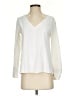 ADAY Ivory Long Sleeve Blouse Size XS - photo 1