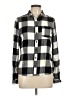 BDG 100% Baumwolle Checkered-gingham Black Long Sleeve Button-Down Shirt Size L - photo 1