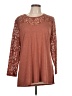 Simply Noelle Brown Long Sleeve Top Size Lg - XL - photo 1