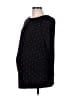 a:glow Black Long Sleeve Top Size Lg Maternity - photo 1