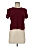 Forever 21 Burgundy Short Sleeve Top Size M - photo 1