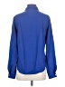 Unbranded 100% Polyester Blue Long Sleeve Blouse Size S - photo 2