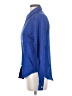 Unbranded 100% Polyester Blue Long Sleeve Blouse Size S - photo 5