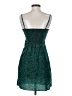 Unbranded 100% Polyester Paisley Teal Cocktail Dress Size XS - photo 2