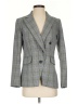 Bar III Plaid Gray Blazer Size 4 - photo 1