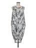 H&M Graphic Silver Casual Dress Size 8 - photo 1