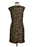 Kasper Animal Print Brown Cocktail Dress Size M - photo 2
