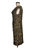 Kasper Animal Print Brown Cocktail Dress Size M - photo 5