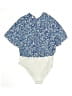 Greathe Blue Bodysuit Size 0X - photo 2