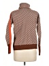 Unbranded Chevron-herringbone Brown Turtleneck Sweater Size M (estimated) - photo 2