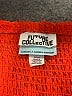 Future Collective 100% Polyester Hearts Orange Cocktail Dress Size XXS - photo 4