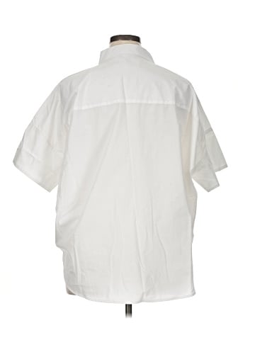 Halston Short Sleeve Button-Down Shirt (view 2)